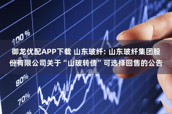 御龙优配APP下载 山东玻纤: 山东玻纤集团股份有限公司关于“山玻转债”可选择回售的公告